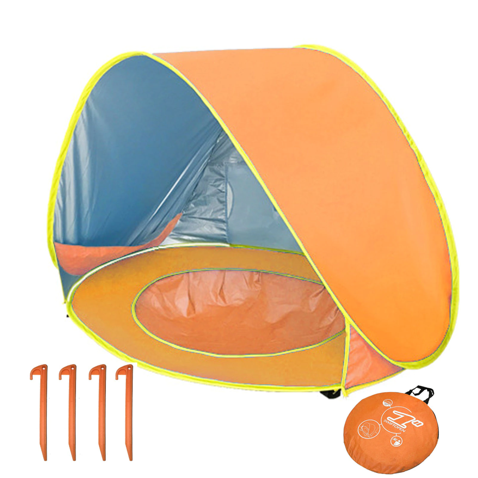 Cheap Goat Tents Baby Beach Tent With Pool Portable Foldable Sunshelter Waterproof Indoor Outdoor Camping Sunshade Beach Tent For Children Kids   